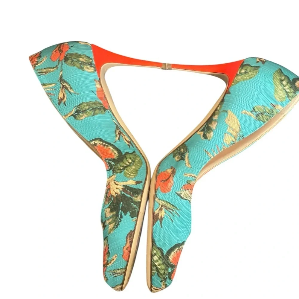Paul Andrew Women Heels - Vestiaire Collective Floral size 38 - Picture 5 of 13